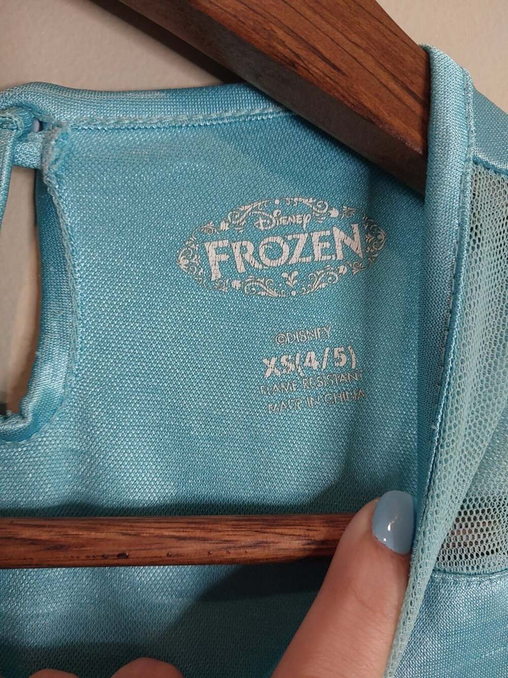 Disney Frozen Elsa Fantasy Short Sleeve Nightgown Pajama Dress - Picture 6 of 9